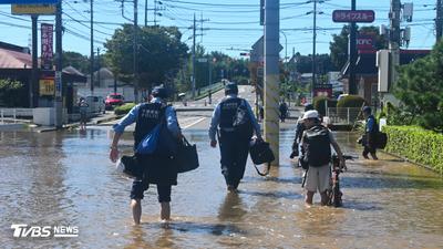 杜鵑重創日本千葉!整片街道泡水 1天狂灌322毫米破紀錄