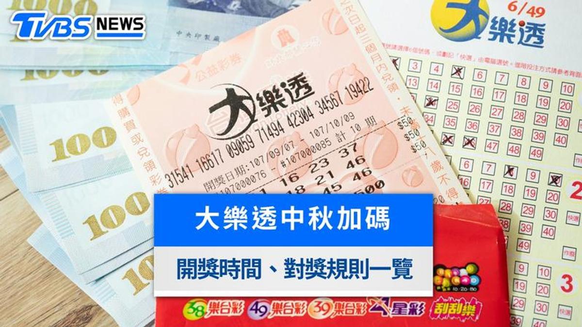 快訊/大樂透開獎!頭獎累積1.2億 9/22中獎號碼一次看