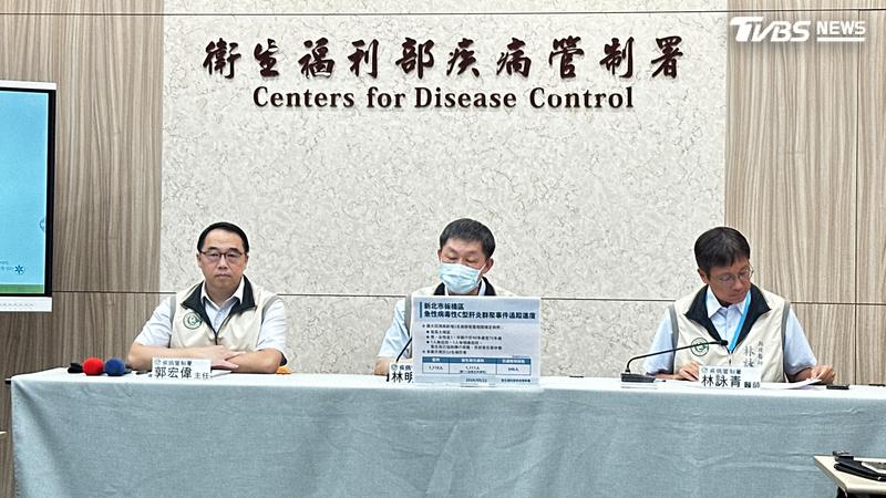 疾管署郭宏偉主任表示,上週腹瀉就診人次超過12.6萬人次。(圖/陳詩璧攝)