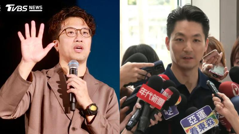 沈伯洋緊咬蔣萬安,兩人最新民調支持度差距僅1.2%!(圖/TVBS)