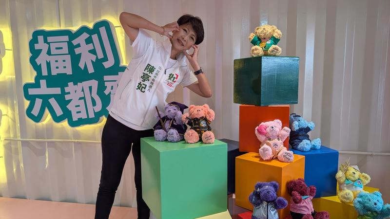 陳亭妃28日將北上與沈伯洋合體。(圖/陳亭妃辦公室提供)