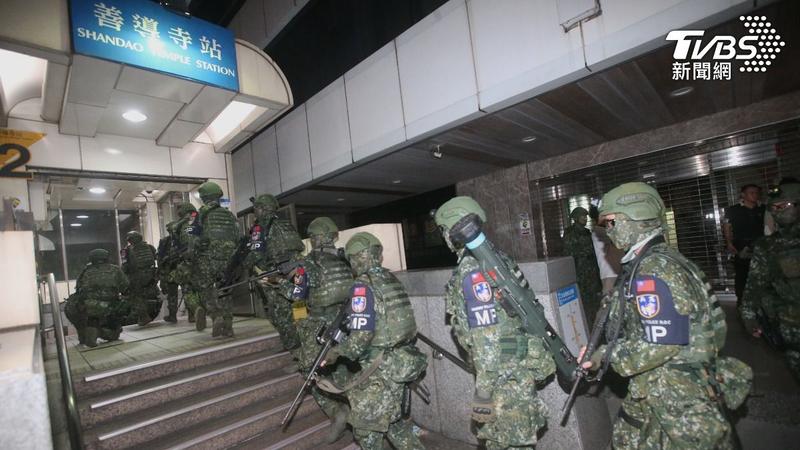 憲兵示意圖,非當事人。(資料圖/陳冠宇攝)