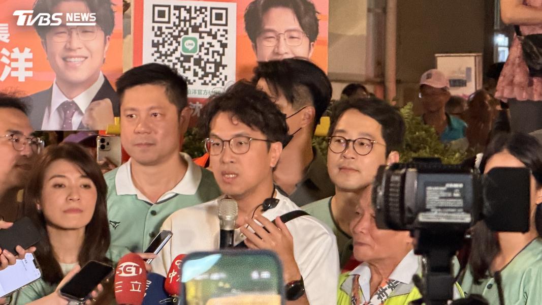 面對民調進入拉鋸,沈伯洋強調,每一個區都是劣勢。(圖/傅乙珮攝)