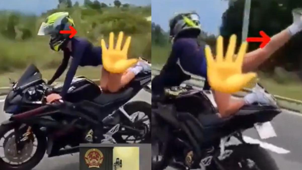 騎車大露屁股蛋!俄網紅「公路拍挑逗片」 越南法院:終身禁入境
