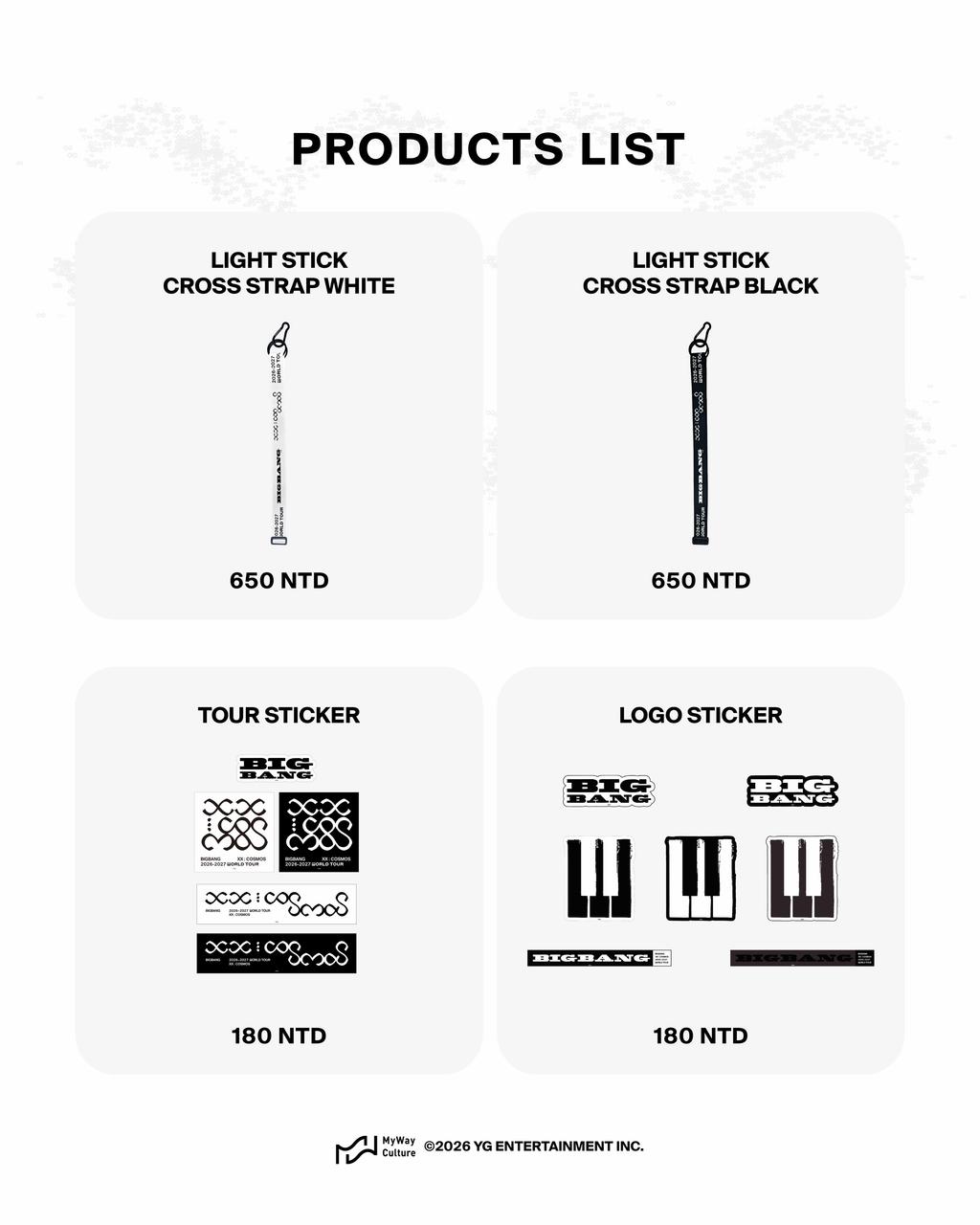 BIGBANG快閃店-BIGBANG周邊-BIGBANG台灣快閃店-BIGBANG 20週年-BIGBANG演唱會周邊-BIGBANG預購-BIGBANG線上預購