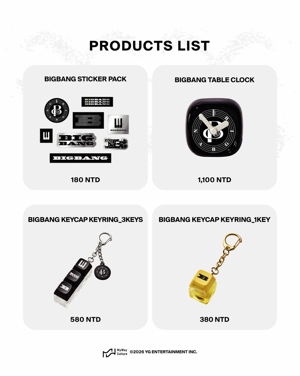 BIGBANG快閃店-BIGBANG周邊-BIGBANG台灣快閃店-BIGBANG 20週年-BIGBANG演唱會周邊-BIGBANG預購-BIGBANG線上預購