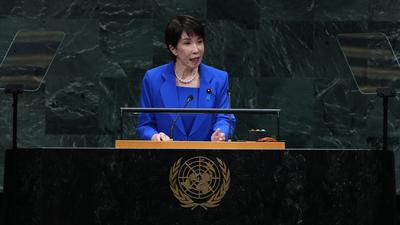 FOCUS全球新聞/日相高市登場「聯大首秀」 場邊與川普秀好交情