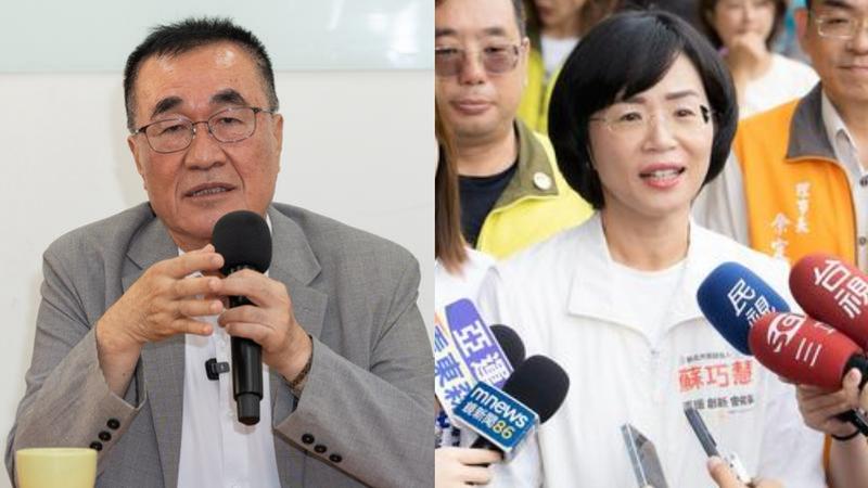 藍新北市長參選人李四川與綠參選人蘇巧慧,《震傳媒》民調今日曝蘇領先1.1個百分點。(圖/民眾黨提供、蘇巧慧競辦提供)