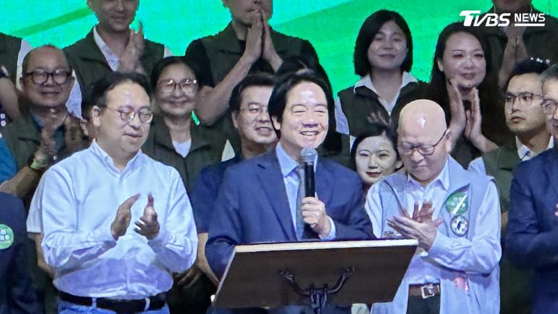 總統兼民進黨主席賴清德23日表示,桃園市長張善政是國政人才,他4年前替鄭運鵬助選就知道鄭不會贏。(圖/潘袁詩羽攝)
