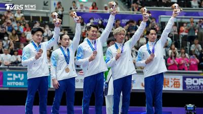名古屋亞運/唐嘉鴻、李智凱領軍!台灣競技體操男團連2屆摘銅