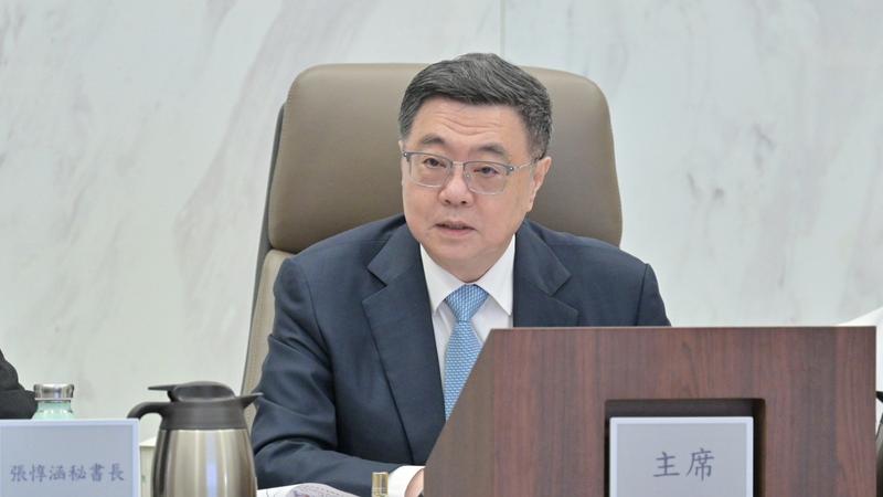 針對習近平施壓美國暫停對台軍售,卓榮泰相信美方的承諾。(圖/行政院提供)