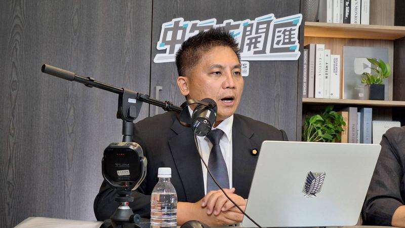 吳宗憲表示不認同隊友攻擊林國漳幫特定案件辯護。(圖/CNEWS匯流新聞網 中午來開匯)
