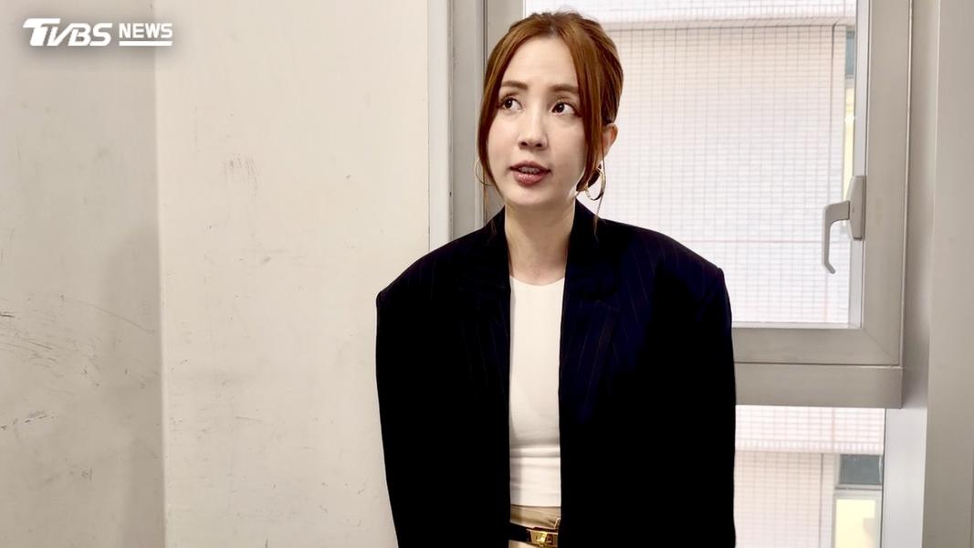 愛雅今年2月宣布迎來寶貝兒子「跳跳」。(圖/余冠蓁攝)