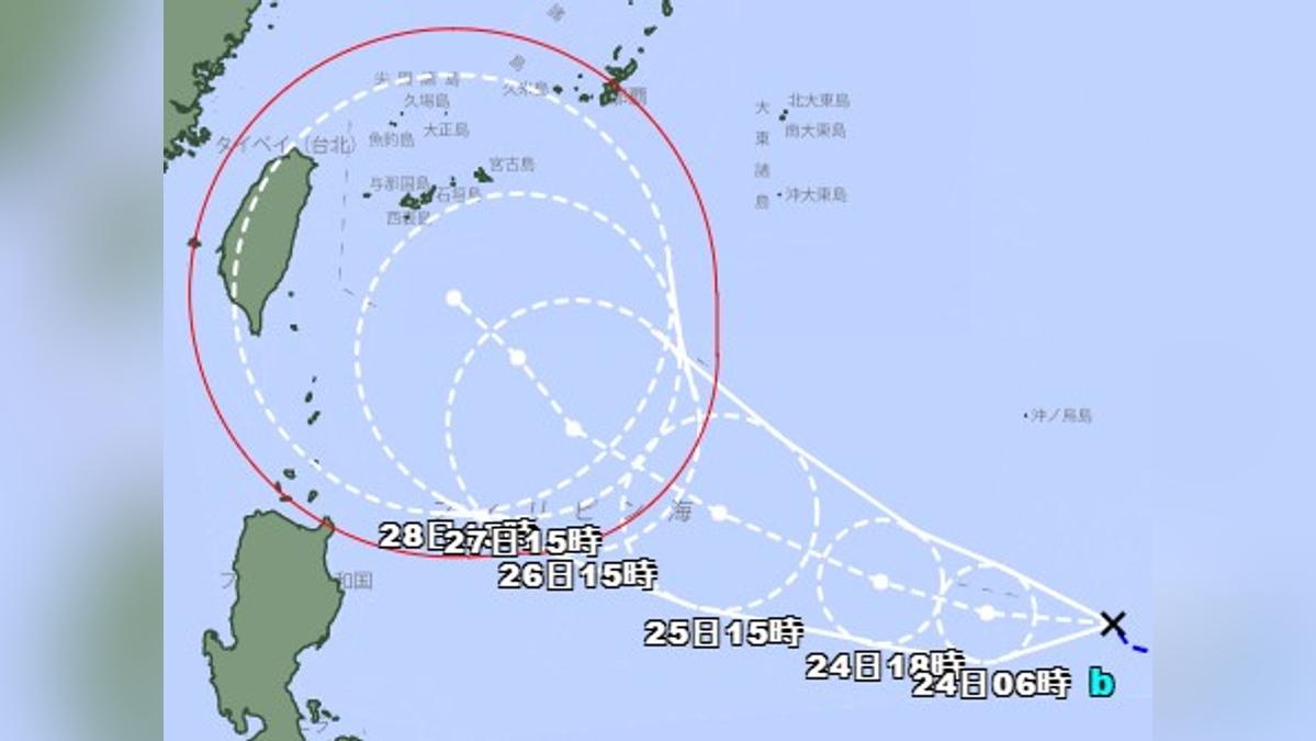颱風/舒力基生成了!日氣象廳曝預測路徑 恐「一路西衝」近台