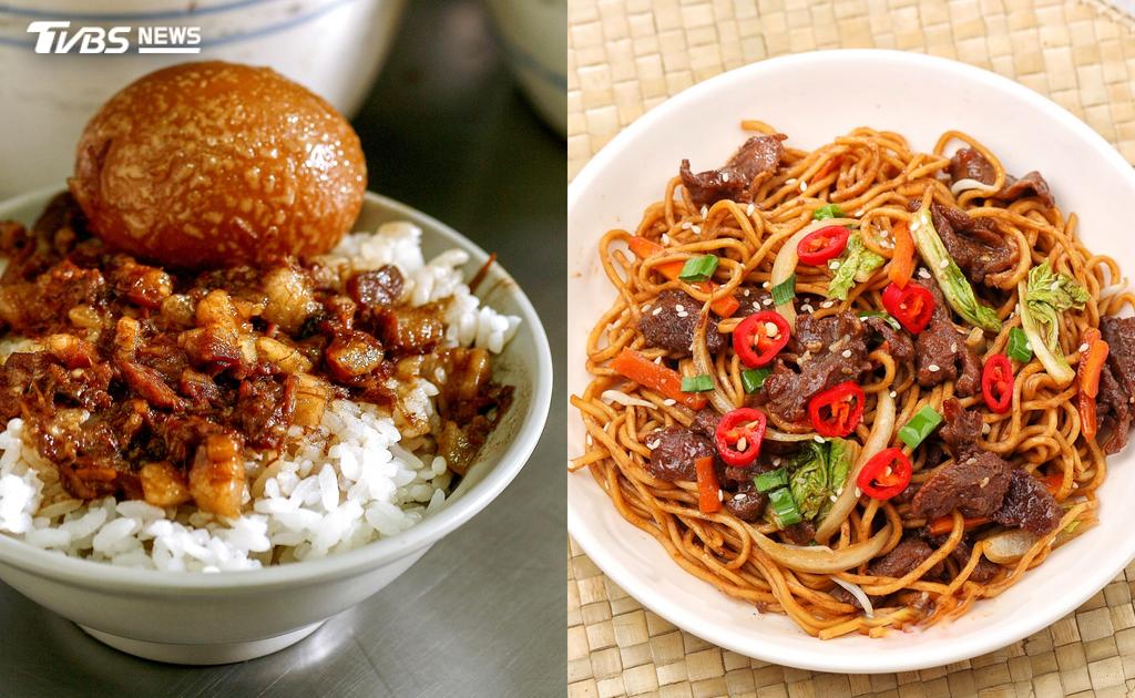 滷肉飯、乾麵是台灣人最熟悉的台式小吃。（示意圖／Shutterstock達志影像）