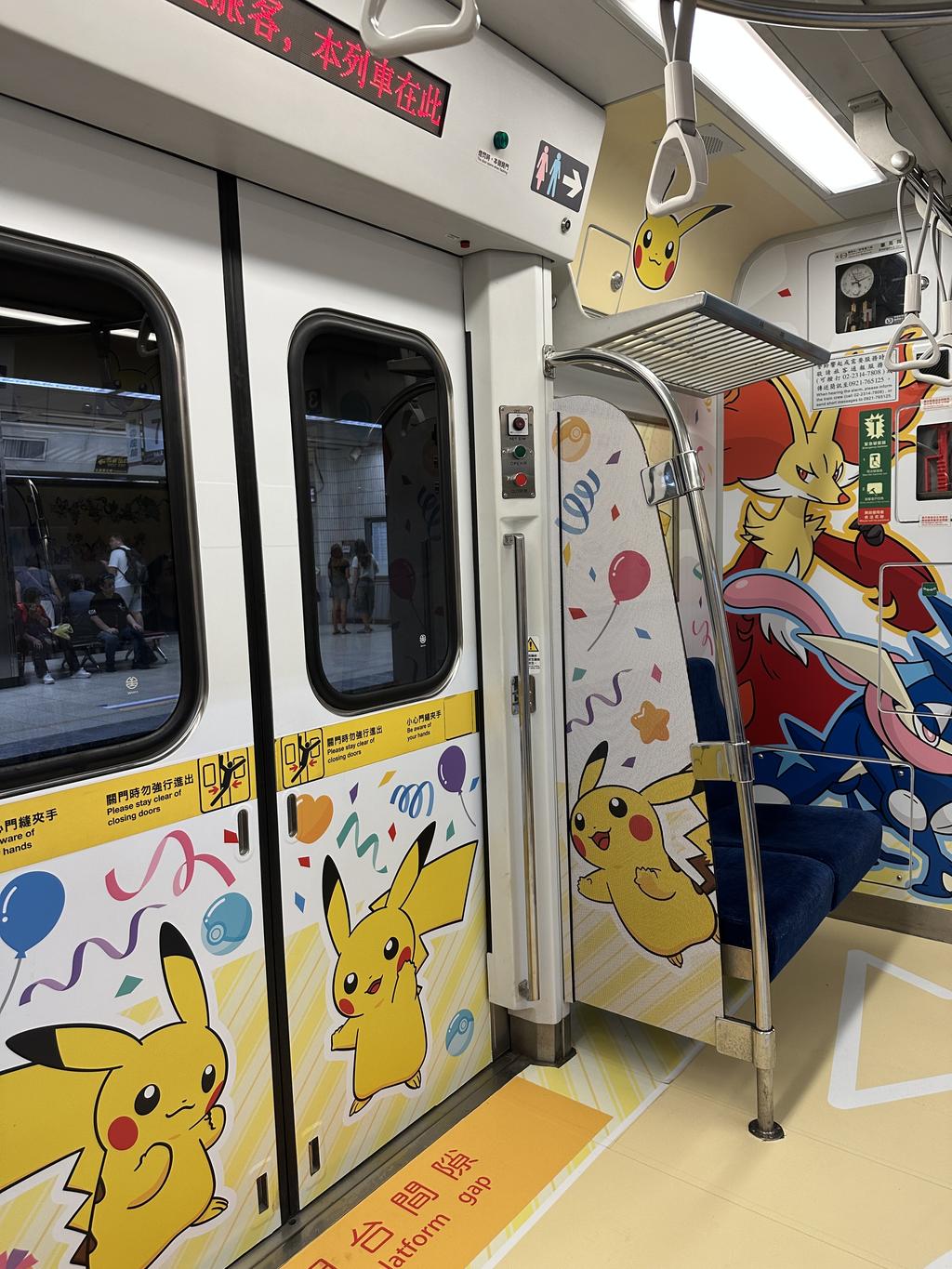 寶可夢列車內部（圖／TVBS）