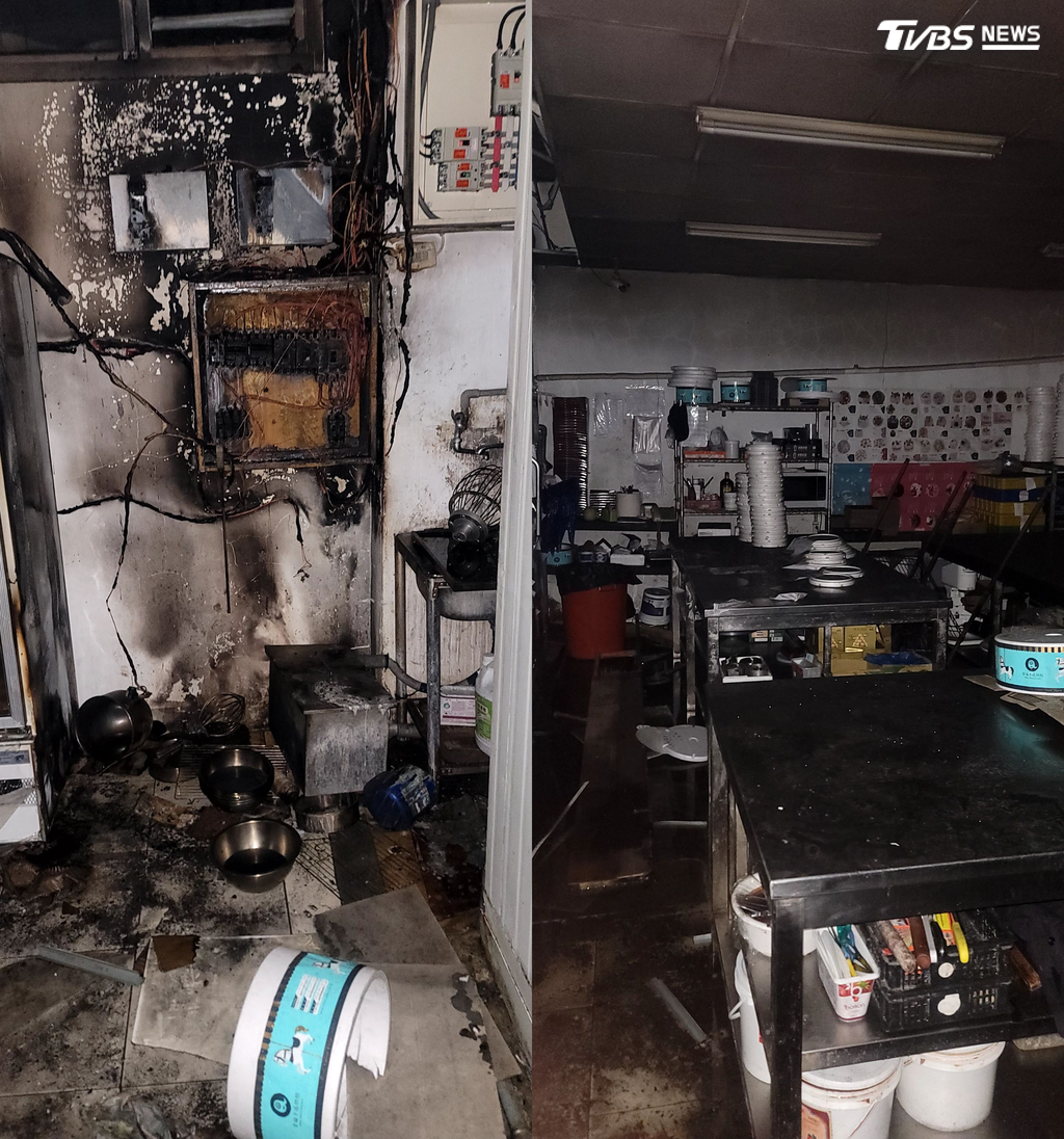 高雄糕餅老店深夜驚傳爆炸!變電箱起火燻黑 鄰居聞怪味急報警(圖/店家提供)