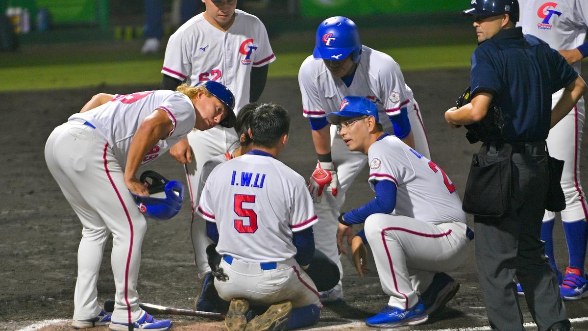 名古屋亞運/李亦崴挨觸身球「耳鳴流血」傷退 湯總曝傷勢