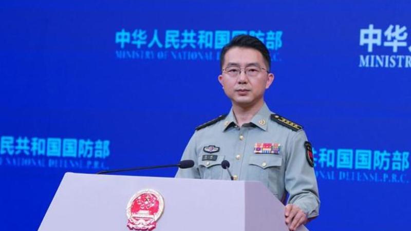中國國防部發言人蔣斌。(圖/翻攝自國防部網)