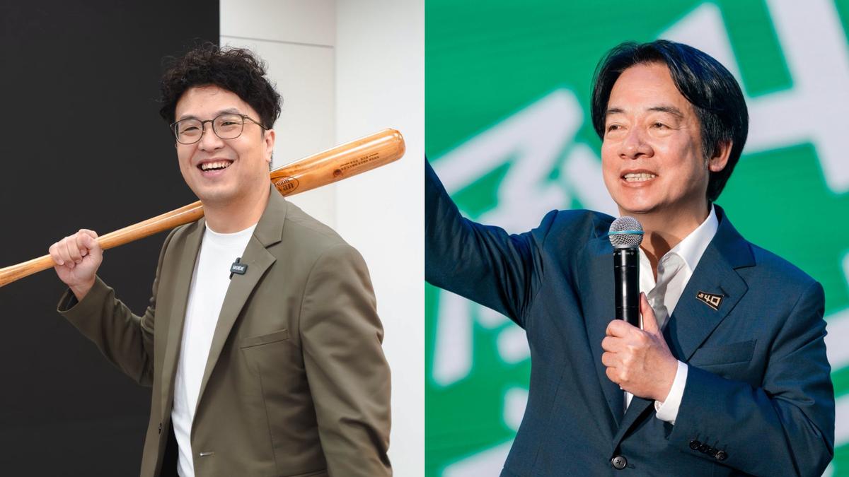沈伯洋又戰南北!賴清德貼哏圖反擊