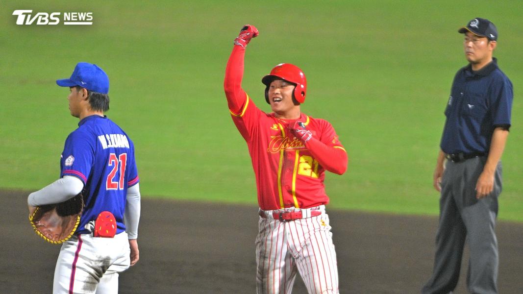 中國隊前5局敲出4支安打,但未能攻破王彥程封鎖。(圖/胡瑞麒攝)