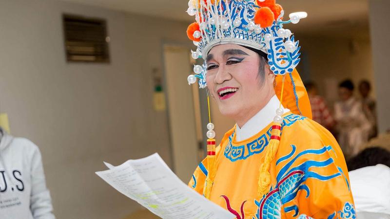 國民黨新北市長參選人李四川今(25)天曬出他身穿歌仔戲服的照片。(圖/翻攝自李四川臉書粉專)