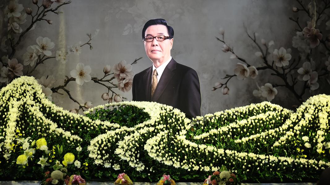 龐祥麟今辦告別式。(圖/張哲鳴攝)