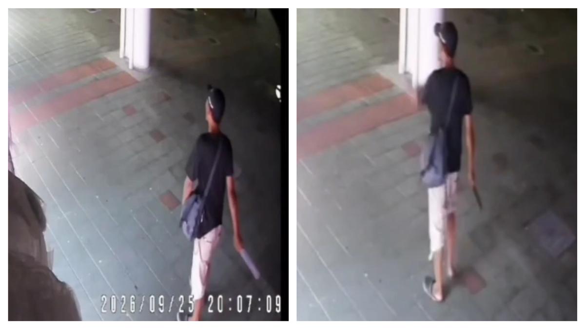 中秋連假驚魂!火車站驚見雙刀男叫囂