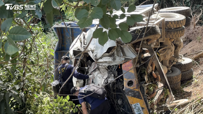 等不到爸爸團圓!砂石車墜谷數十米殞命 家屬怒控枉死