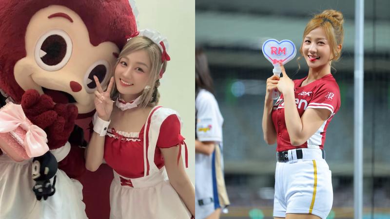 穆又甯於2021年加入樂天女孩。(圖/翻攝自@chloe_320 IG)