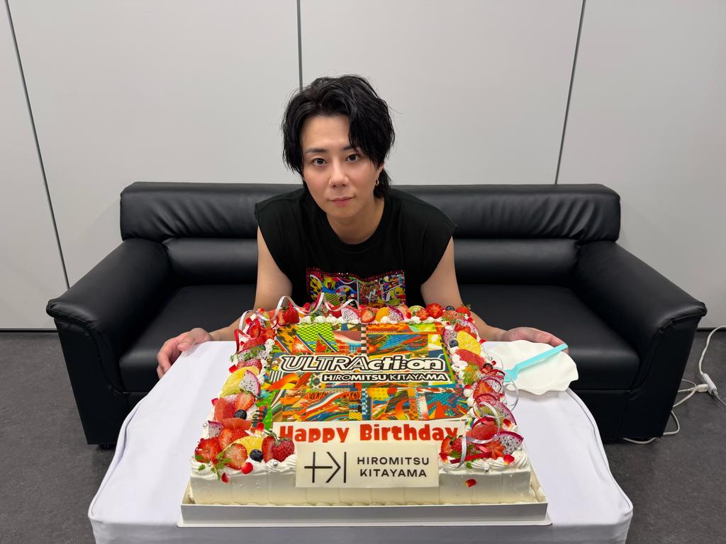 日前北山宏光才剛慶祝41歲生日。(圖/翻攝自北山宏光推特)