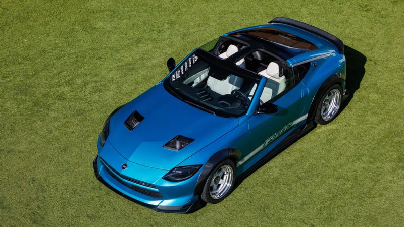 美國Nissan特別打造一輛開頂版本、概念車型的Z Kaze。(圖/Nissan提供)