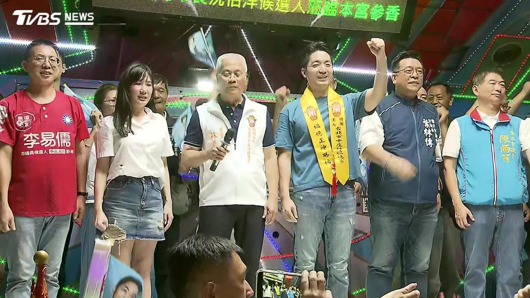 蔣萬安-沈伯洋-台北市長-選舉-民俗專家-甘蔗-福德宮