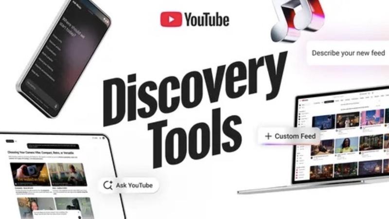 YouTube推出 Custom Feeds自訂動態功能。(圖/翻攝自Youtube)