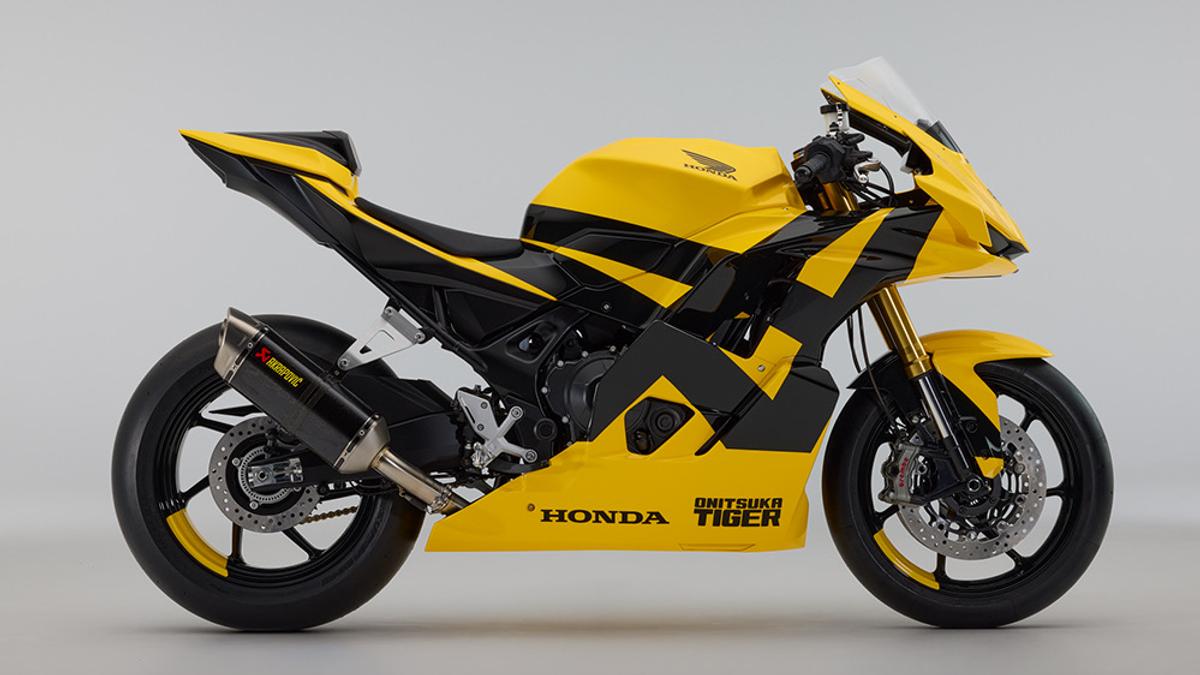 鬼塚虎鞋款塗裝上身!Honda聯名重機發表 經典虎黃全車亮相
