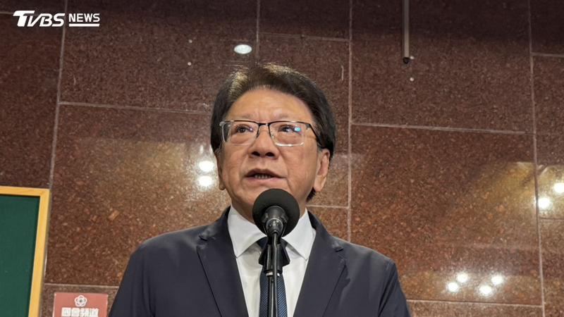 總統府秘書長潘孟安。(圖/傅乙珮攝)