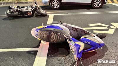 離譜!台南高階警官「喝茫」 騎車撞民眾酒測值1.12爆表