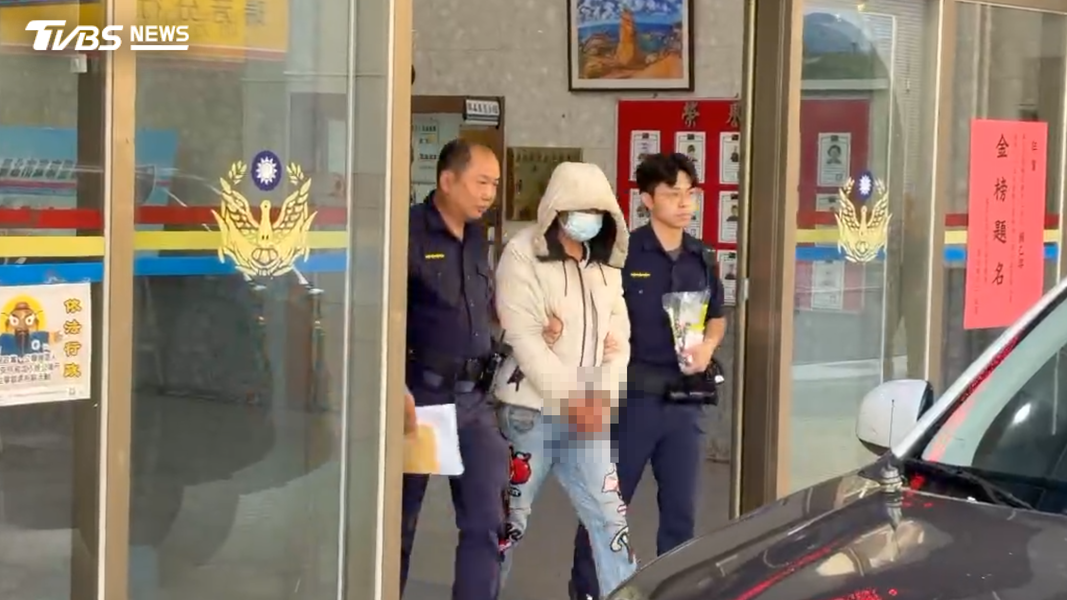周男依《槍砲彈藥刀械管制條例》及《毒品危害防制條例》等罪嫌移送基隆地檢署偵辦。(圖/TVBS)