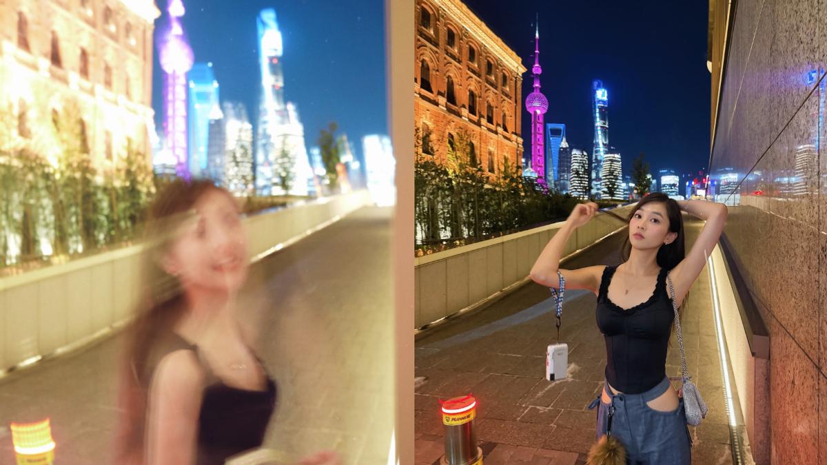 狠甩乖乖女!28歲「最美小三」郭柏妍快閃上海 挖空牛仔褲辣翻