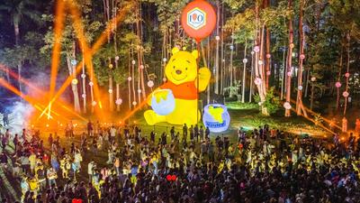 《小熊維尼》百年經典點亮中秋夜!「2026光織影舞」璀璨登場北香湖