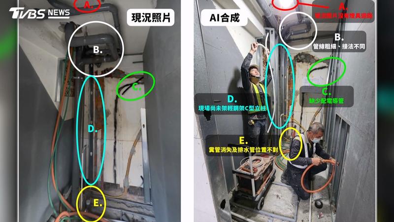 施工照99.9%是AI合成!台中2屋主慘被騙逾400萬 房變廢棄場(圖/TVBS)