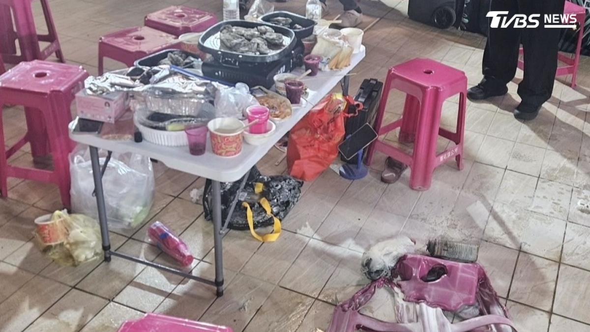 中秋無煙烤肉變惡夢!疑踢倒備用瓦斯罐氣體外洩遇火源氣爆 6歲女童臉部四肢燒傷