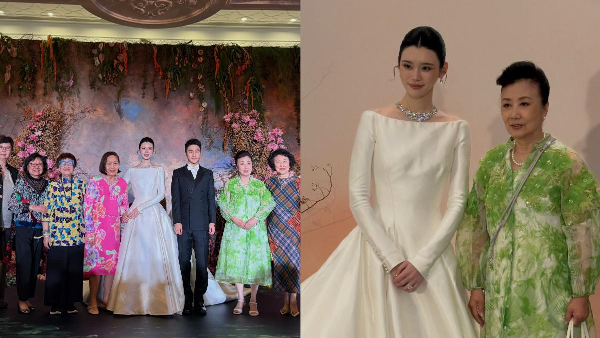何猷君奚夢瑤婚宴超狂!汪明荃「滿場集郵」 甘比女兒罕現身