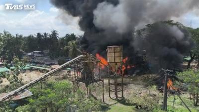 緬甸市場遭空襲釀50死!現場烈焰狂竄慘況曝 部分遺體嚴重燒毀