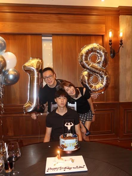 賈永婕的兒子正式迎來18歲成年階段。（圖／翻攝自賈永婕的跑跳人生FB）