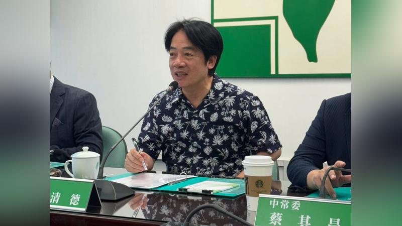 總統兼民進黨主席賴清德30日呼籲朝野各黨團,理性審查追加預算。(圖/翻攝自林俊憲臉書)