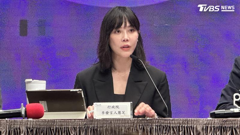 行政院發言人李慧芝表示,希望立院趕快審議明年度總預算,目標是希望在明年農曆年前開始發放。(圖/潘袁詩羽攝)