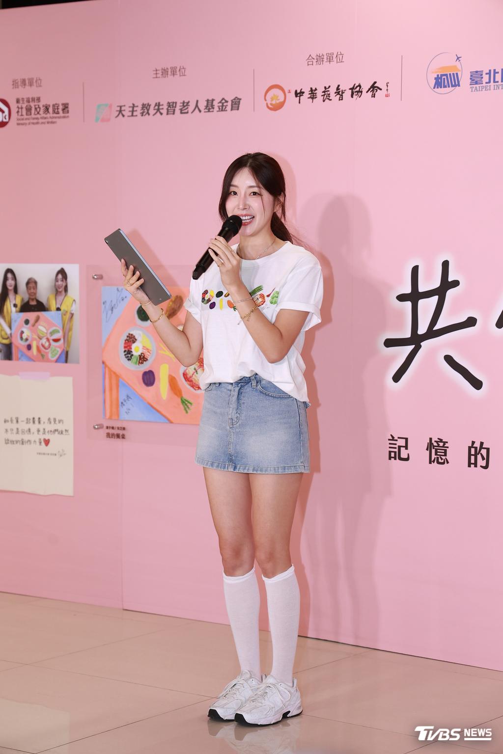 安芝儇全中文演說。(圖/黃城碩攝)