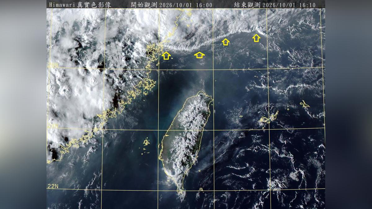 北風南下「快到台灣了」!鄭明典提醒:明早北部就會變涼