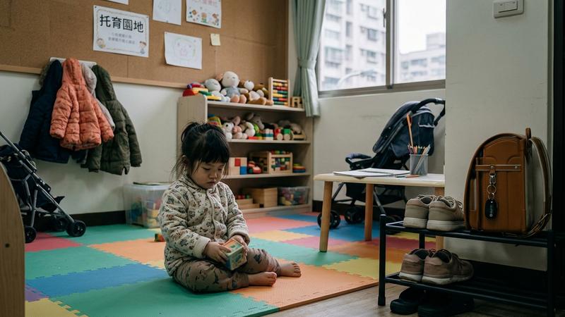 新北市一名女子因積欠2萬2000元托育費,將孩子長時間留在保母家。(示意圖,非當事人/AI 生成)